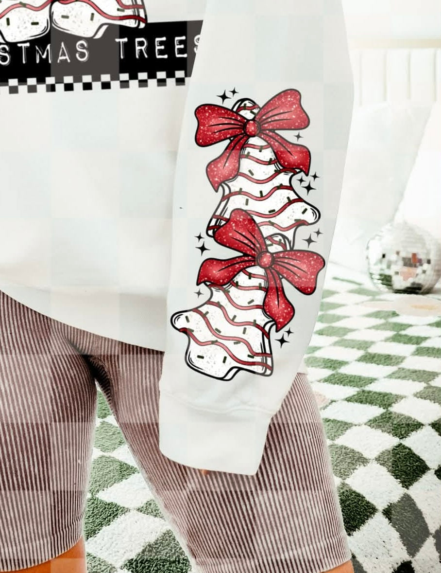 All I want for Christmas are trees (SET OF TWO SLEEVES) (unhinged) DTF transfer