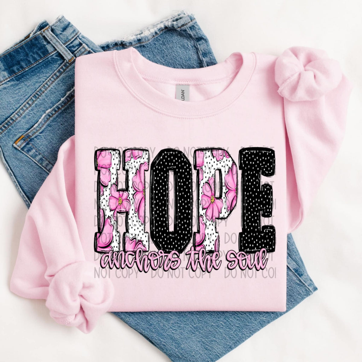 Hope anchors the soul (SWD) 94116 DTF transfer