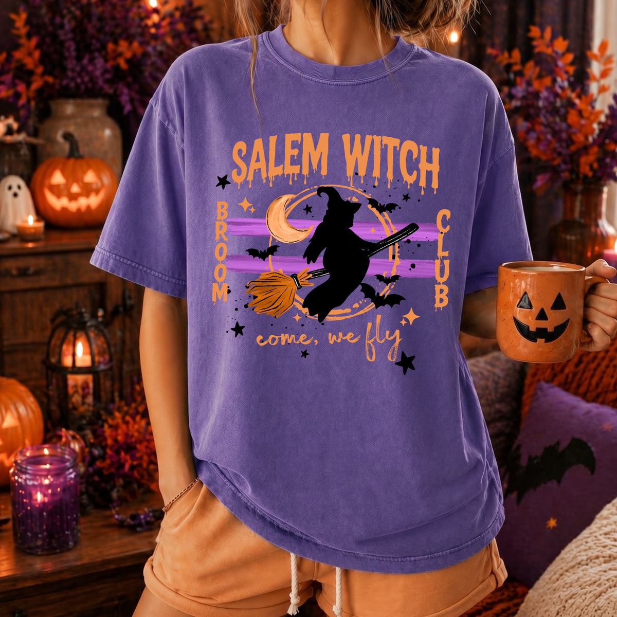 Salem witch come we fly (CSC) DTF Transfer