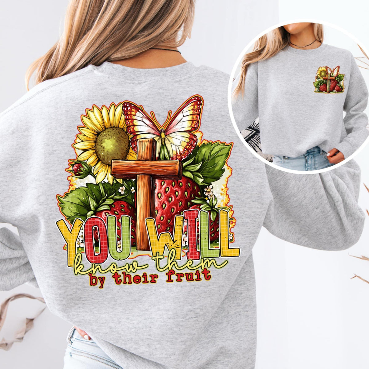 You will know them by their fruit BACK 95218 DTF transfer