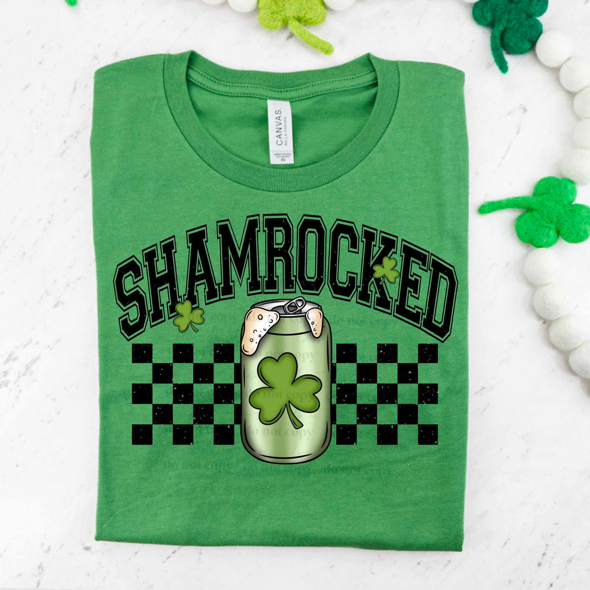 Shamrocked (CSC) 77249 DTF transfer