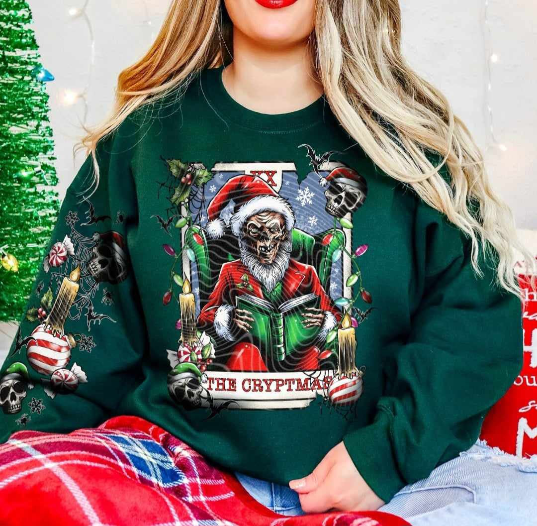 The cryptmas SLEEVE ONLY (gravitee) 65515 DTF transfer