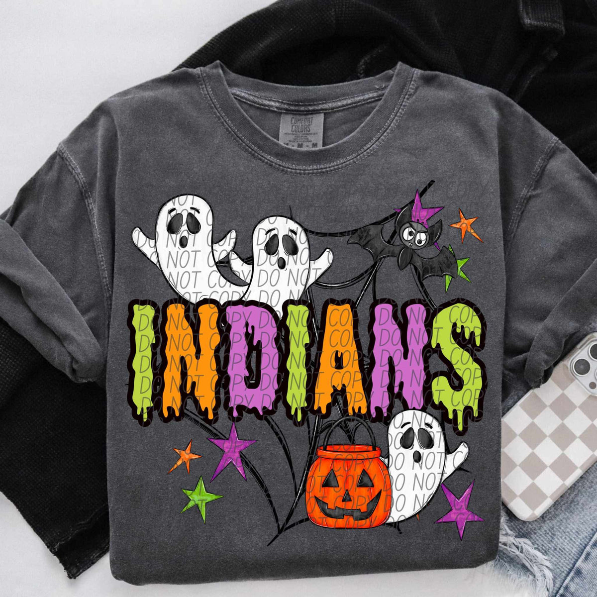 Indians Halloween (City) DTF transfer