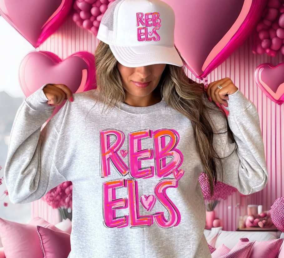 Rebels pink brushstroke (S&G) 79640 DTF transfer