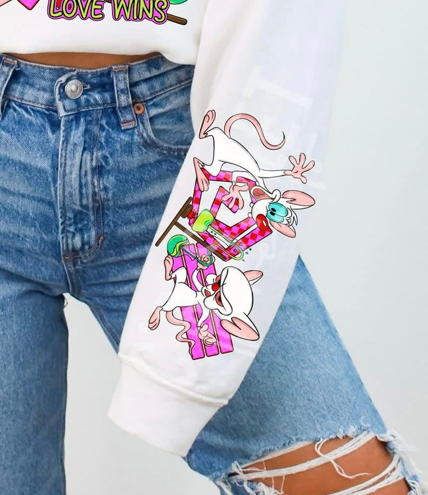 Love takeover (SET OF TWO SLEEVES) (c’s) DTF transfer