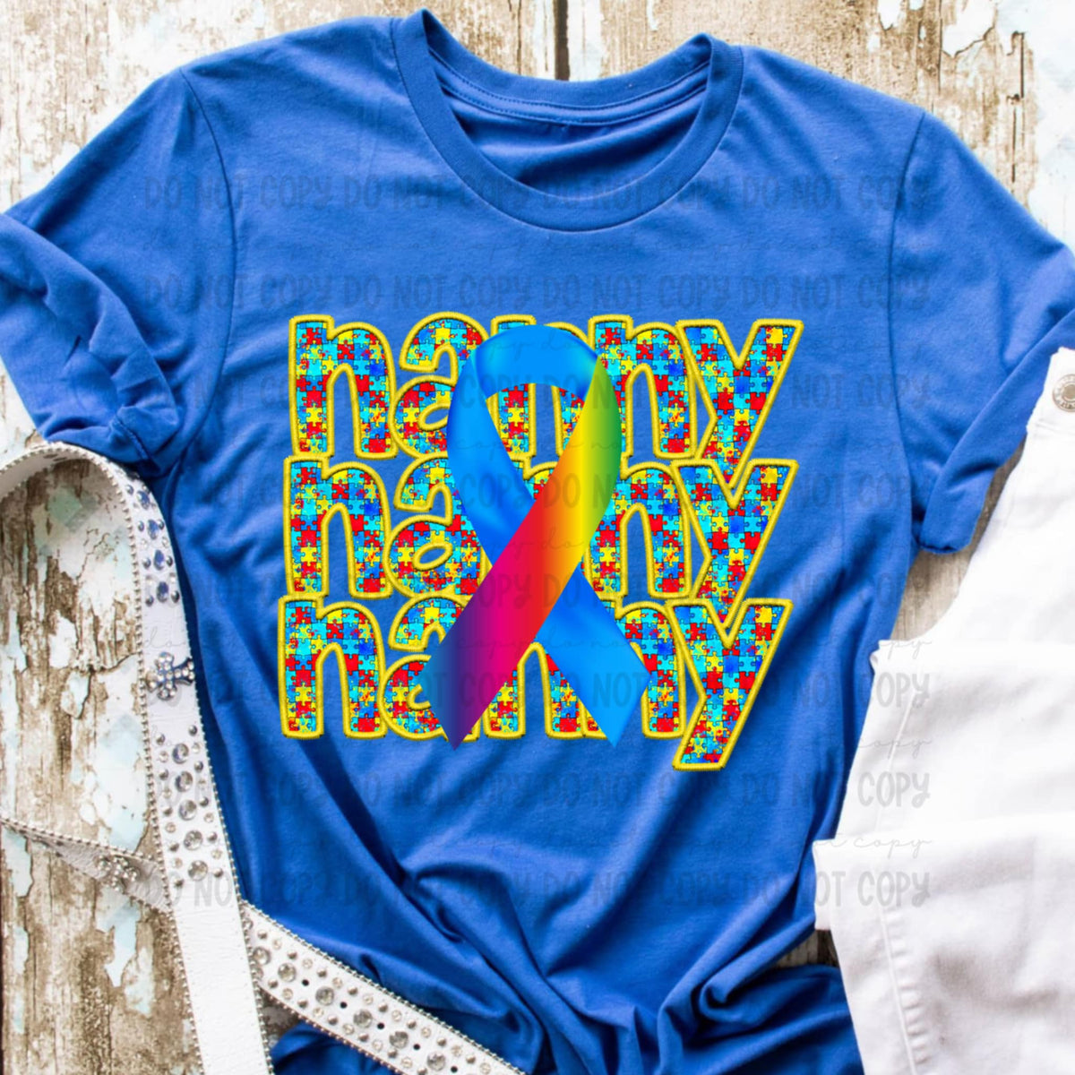 Nanny stacked autism (REVEL) 96310 DTF transfer