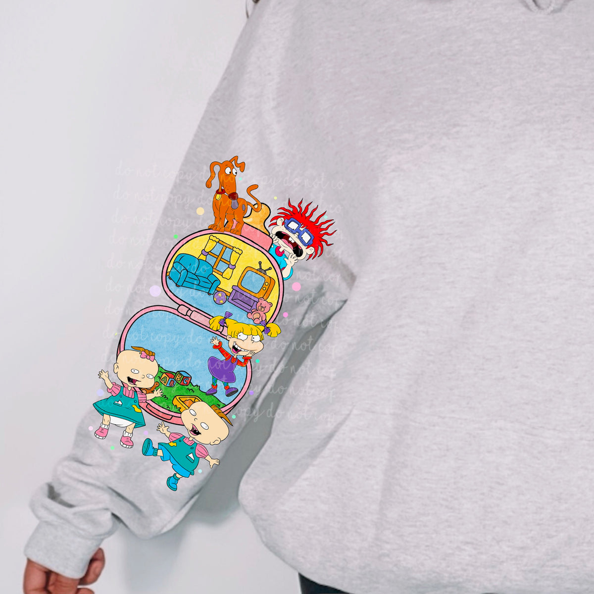 Rats Polly style SLEEVE 115441 DTF transfer