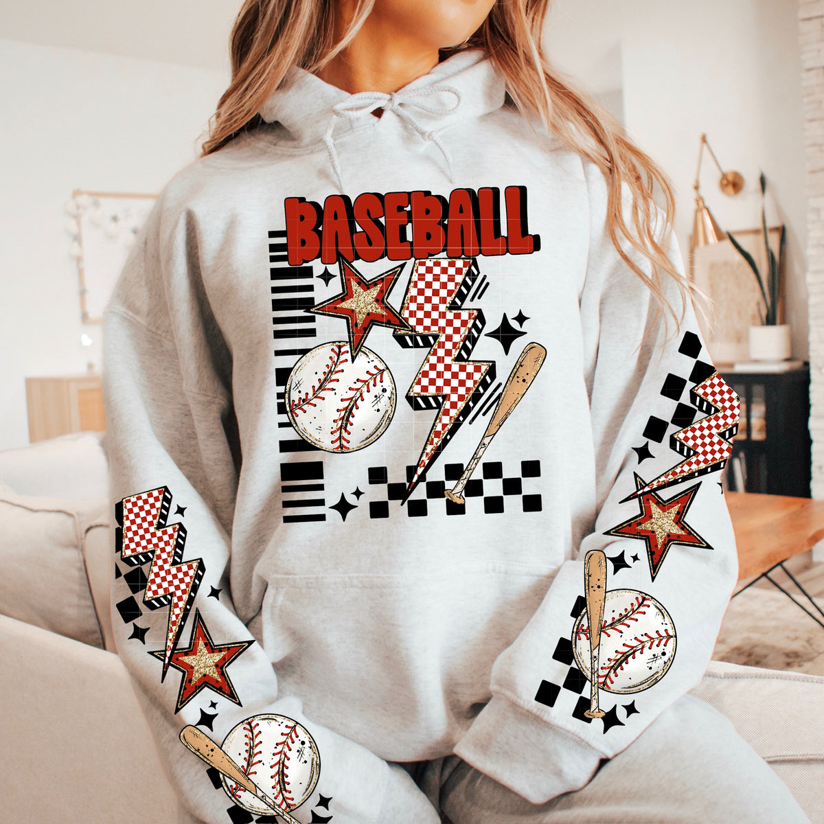 Baseball (front only) CSC DTF transfer