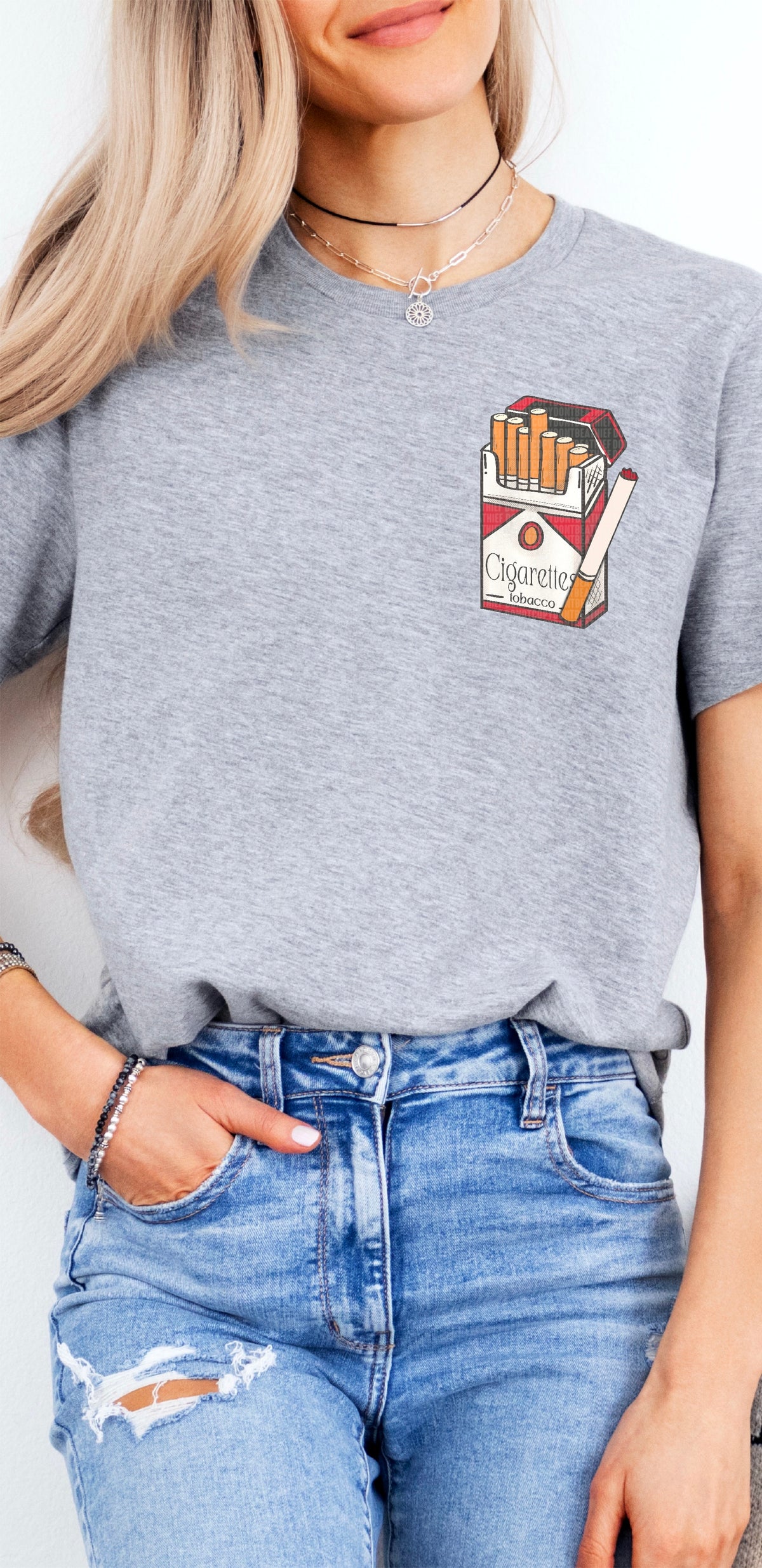 Cigarette carton 95090 DTF transfer