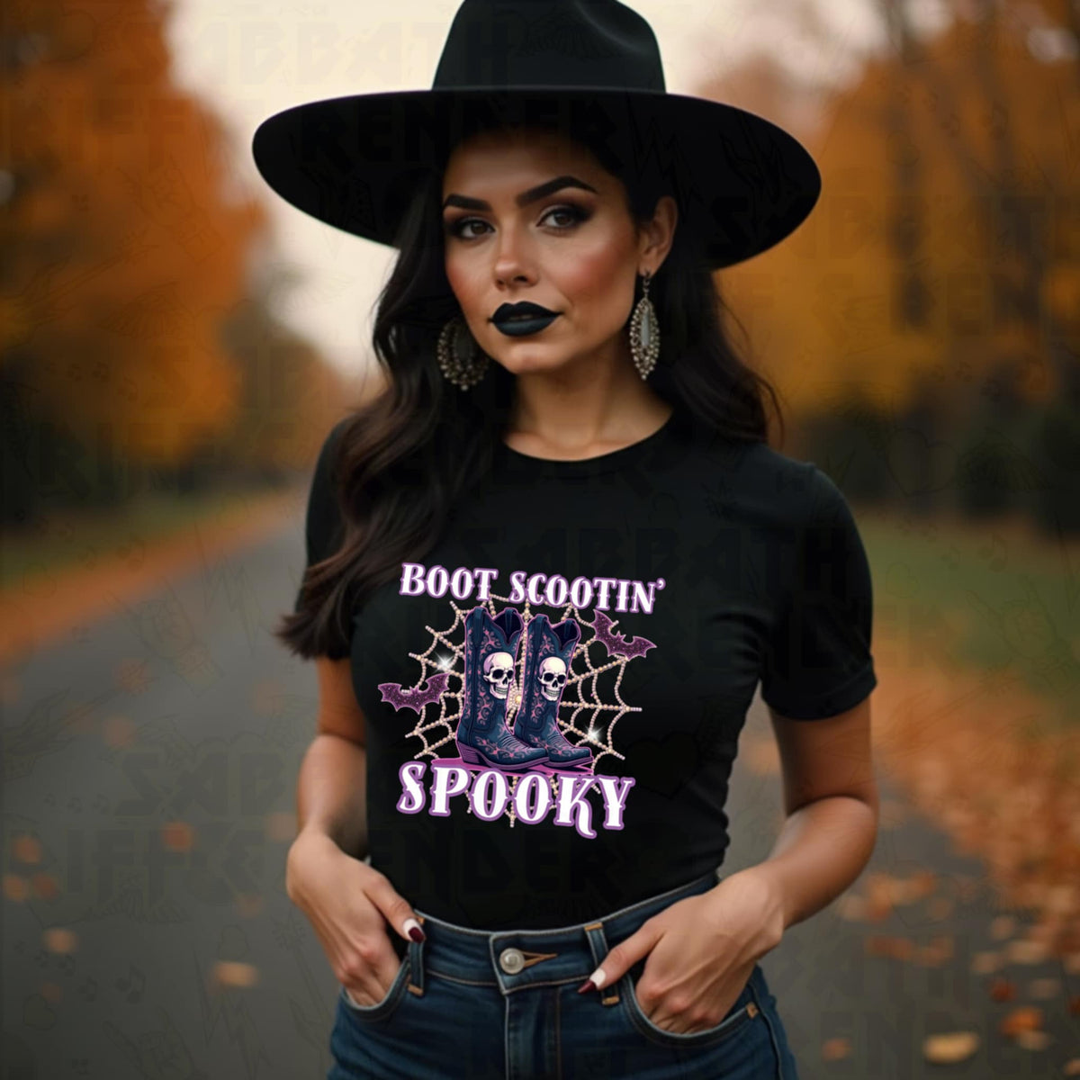 Boot scootin spooky 106122 DTF transfer