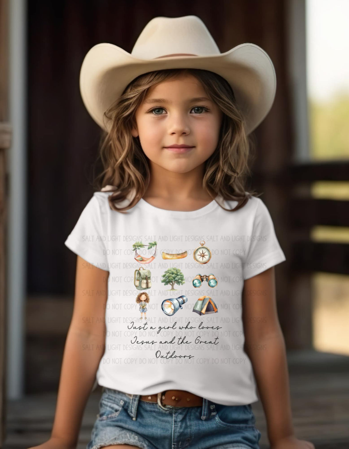 Just a girl who loves Jesus items 106385 DTF transfer