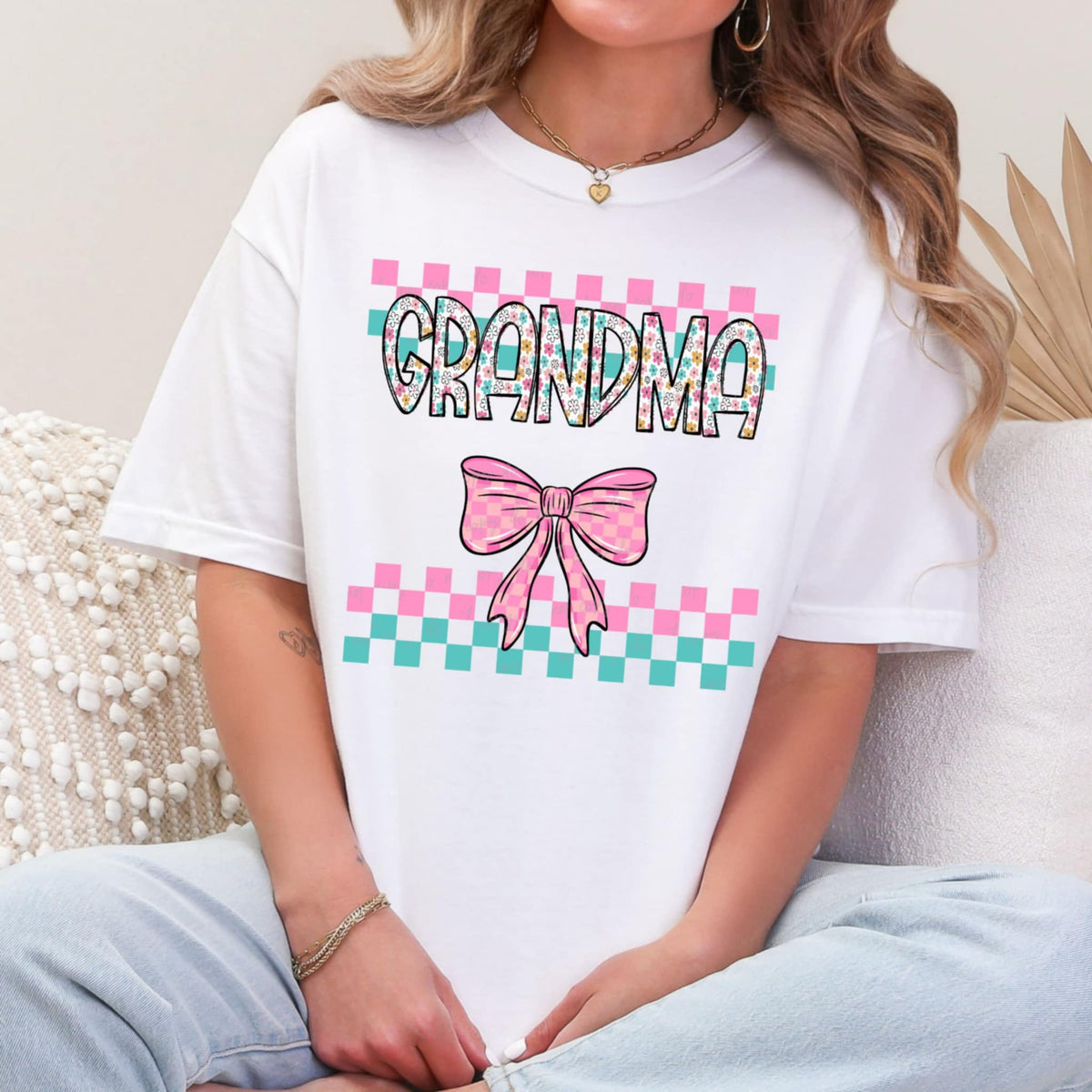 Grandma pink and blue (VIRGO) 96215 DTF transfer