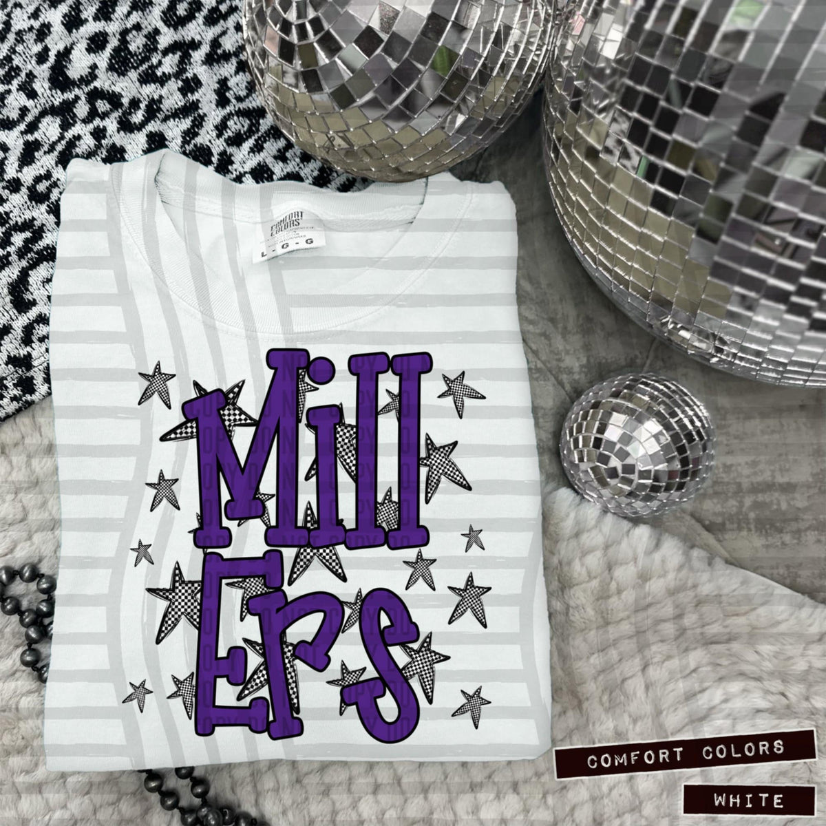 Purple Staggered Mascots (Caplinger)