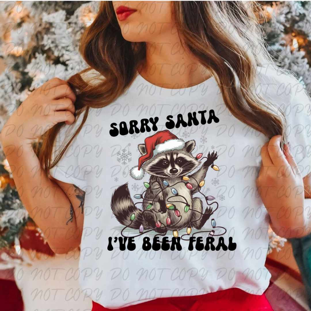 Sorry Santa, I've been feral (vintage) 67335 DTF transfer