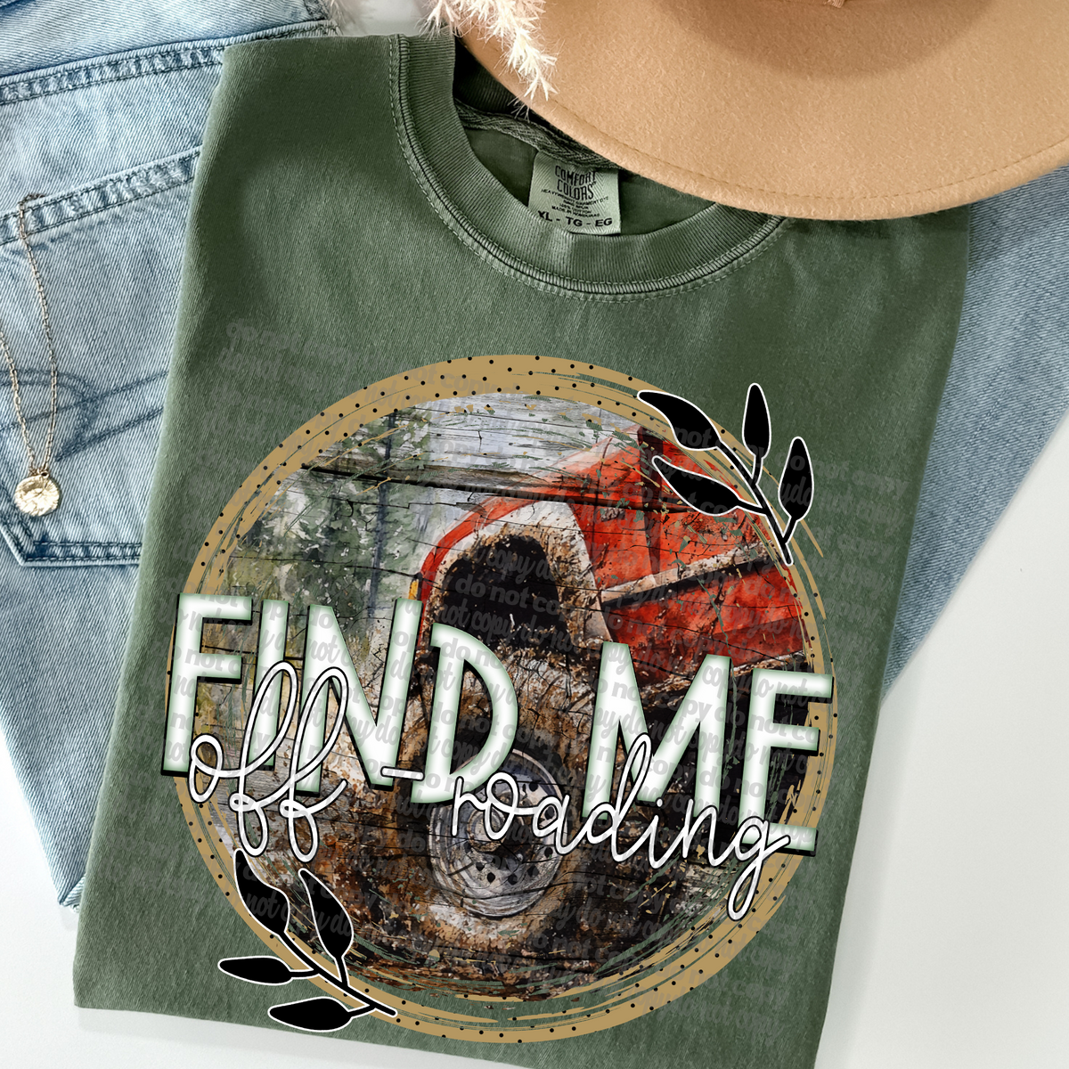 Find me off roading (TTD) 96416 DTF transfer
