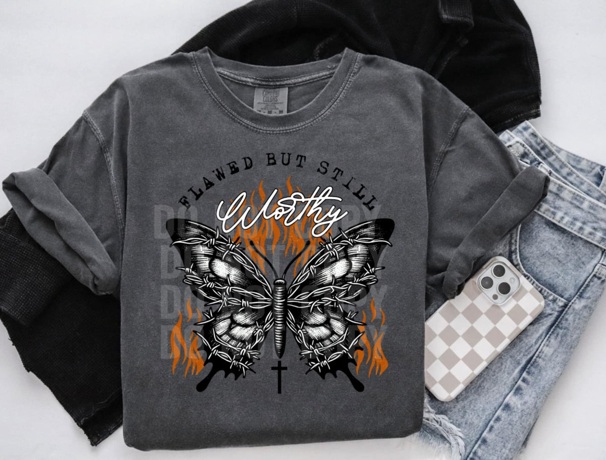 Flawed but still worthy (SCG) 90002 DTF transfer