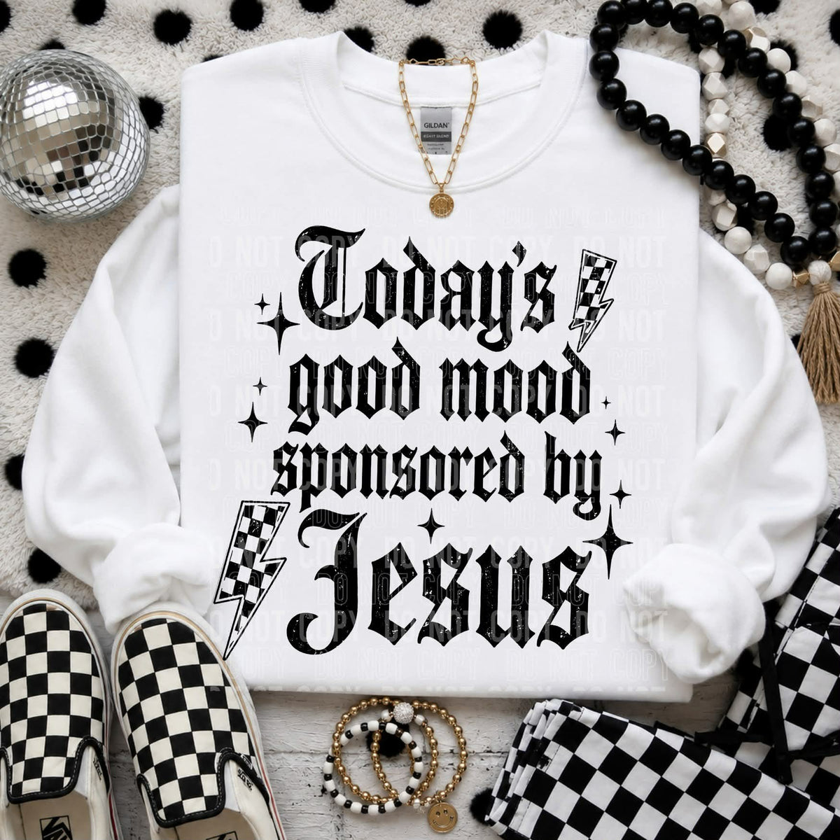Today’s good mood sponsored by Jesus BLACK (SBB) Sunday Special DTF transfer