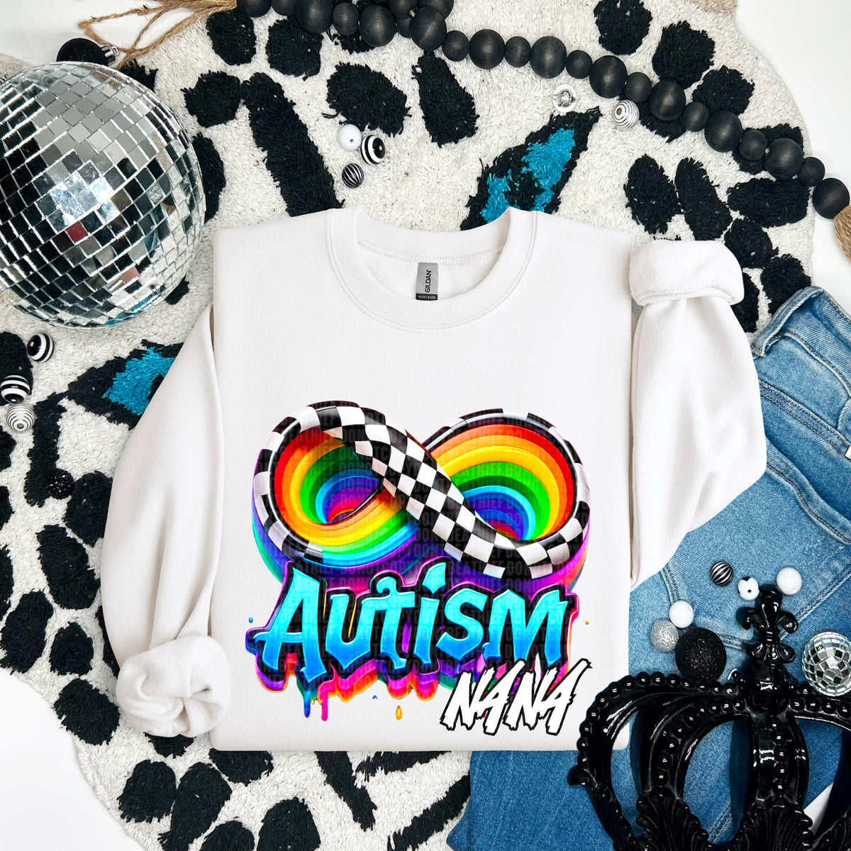 Autism nana 93840 DTF transfer