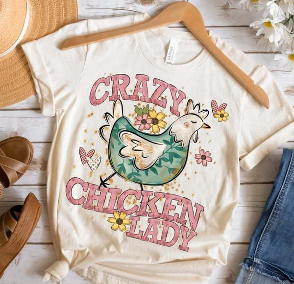 Crazy chicken lady (S&G) 73923 DTF transfer