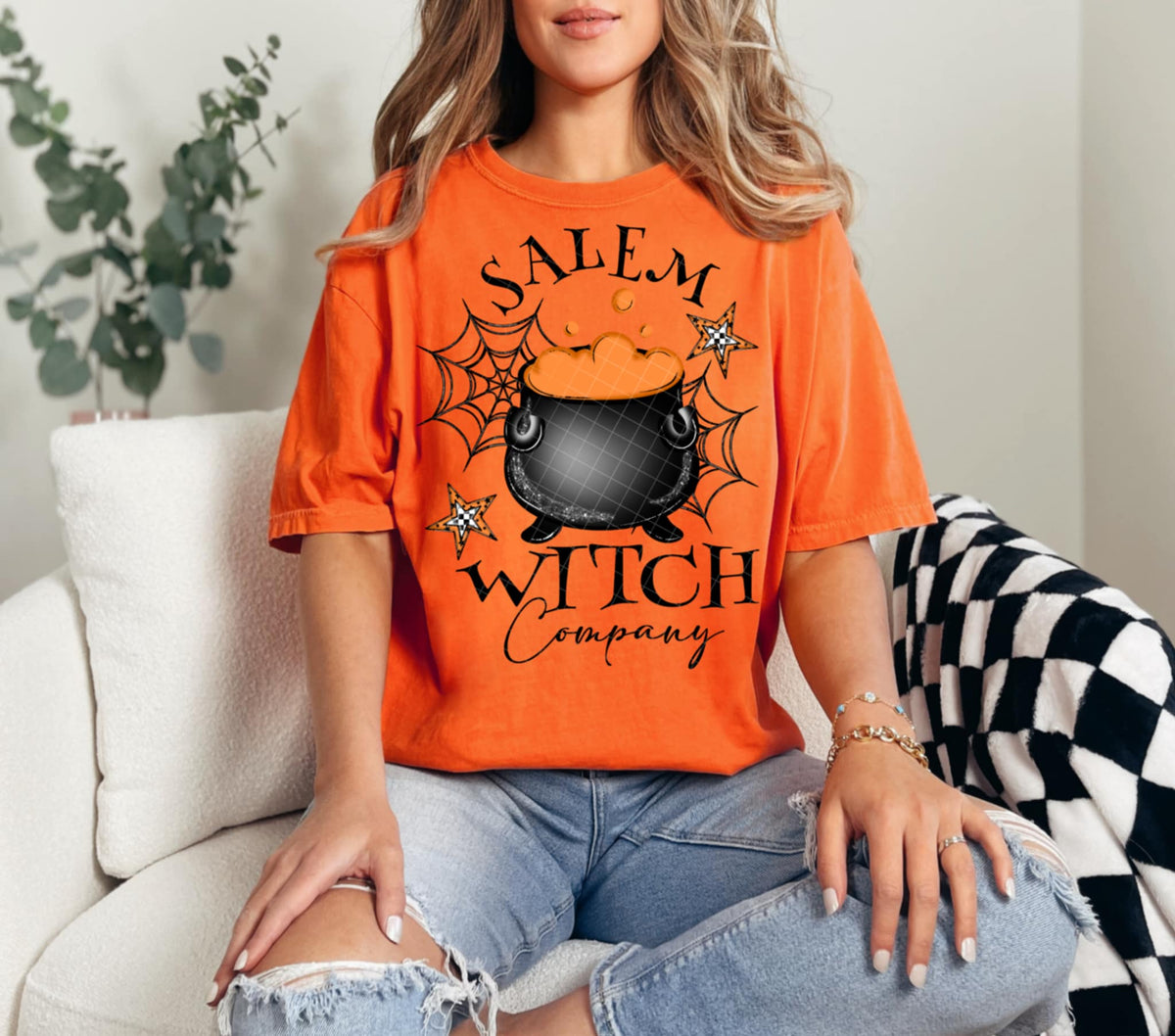 Salem Witch Cauldron (linda) DTF transfer