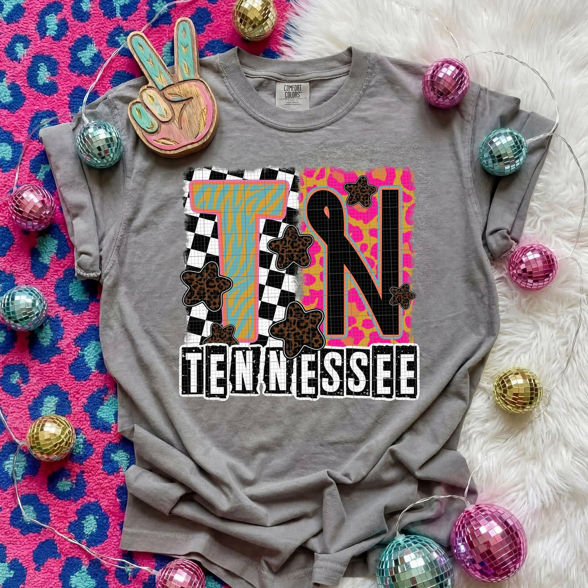 Tennessee Animal Print State (C’s) DTF Transfer