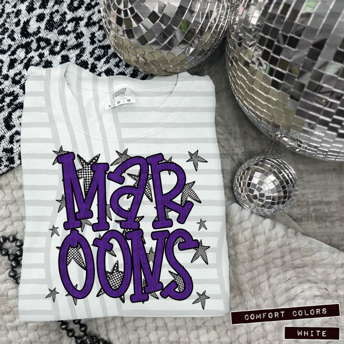 Purple Staggered Mascots (Caplinger)