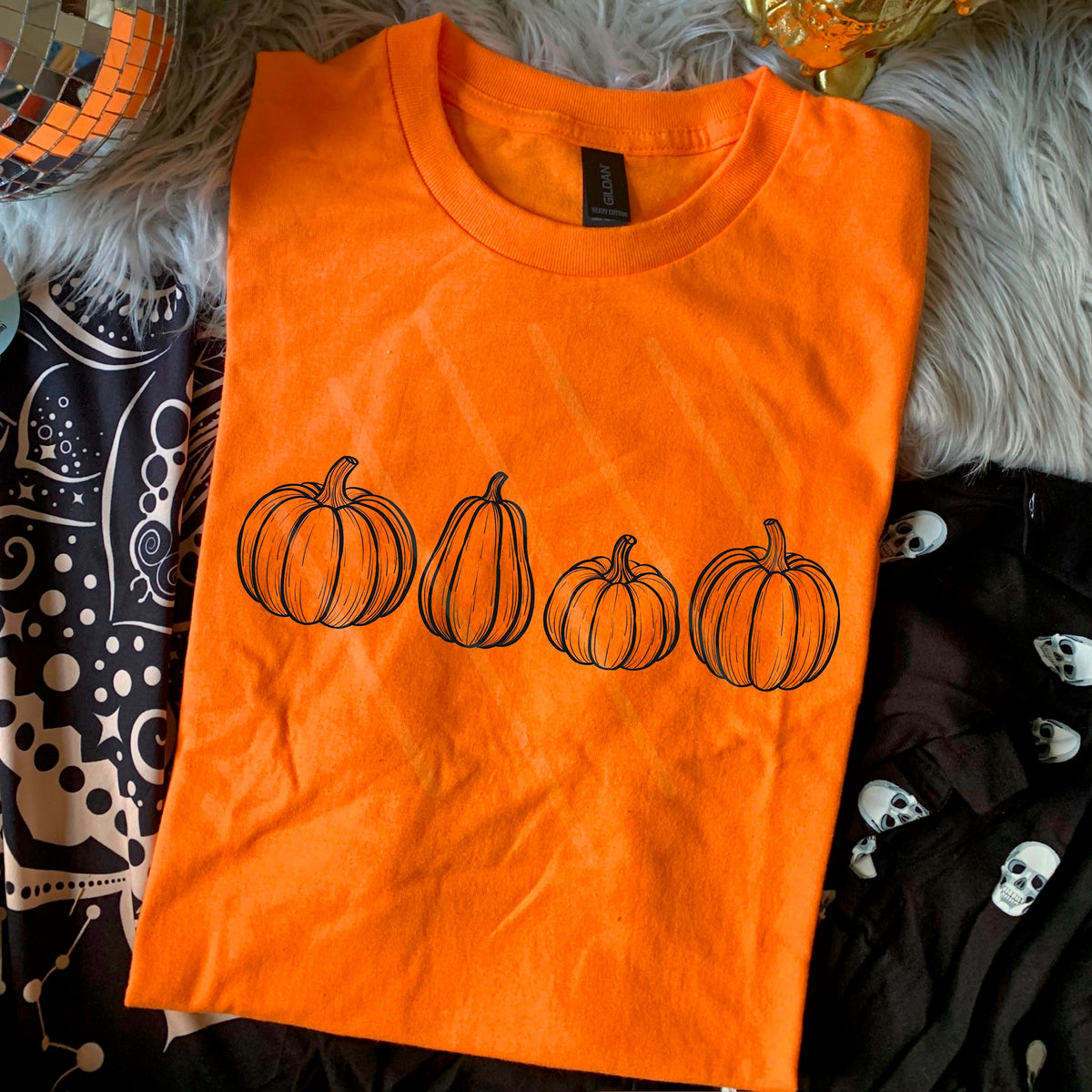 4 pumpkins Scarlow 110341 DTF transfer