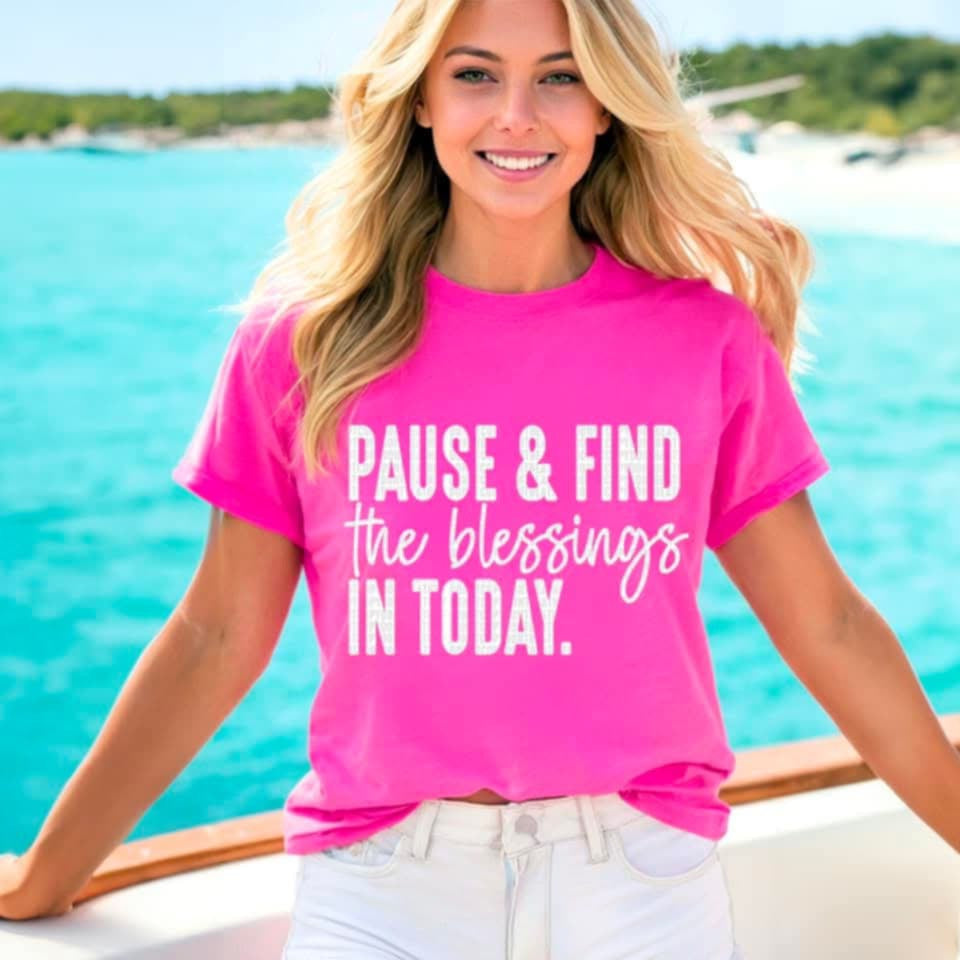Pause & find the blessings in today 85790 DTF transfer