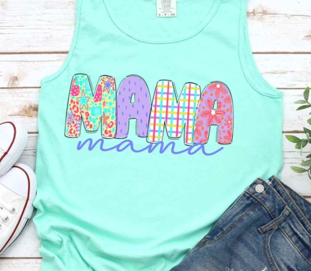 Mama summer patterns (S&G) 96026 DTF transfer