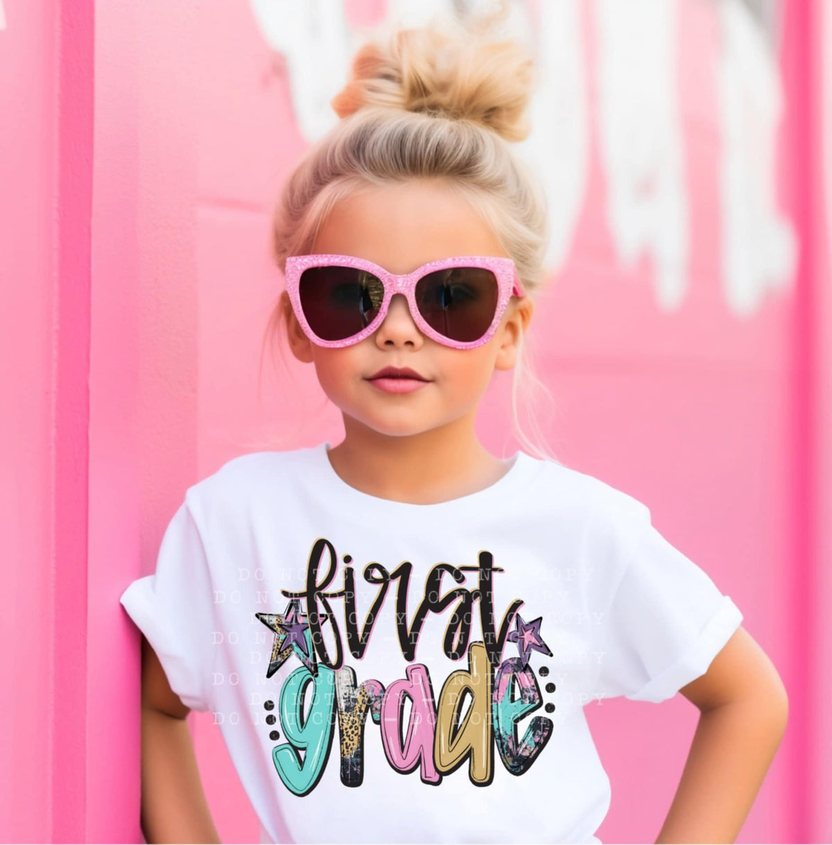 First grade pastel colors (Bellab) 107340 DTF transfer