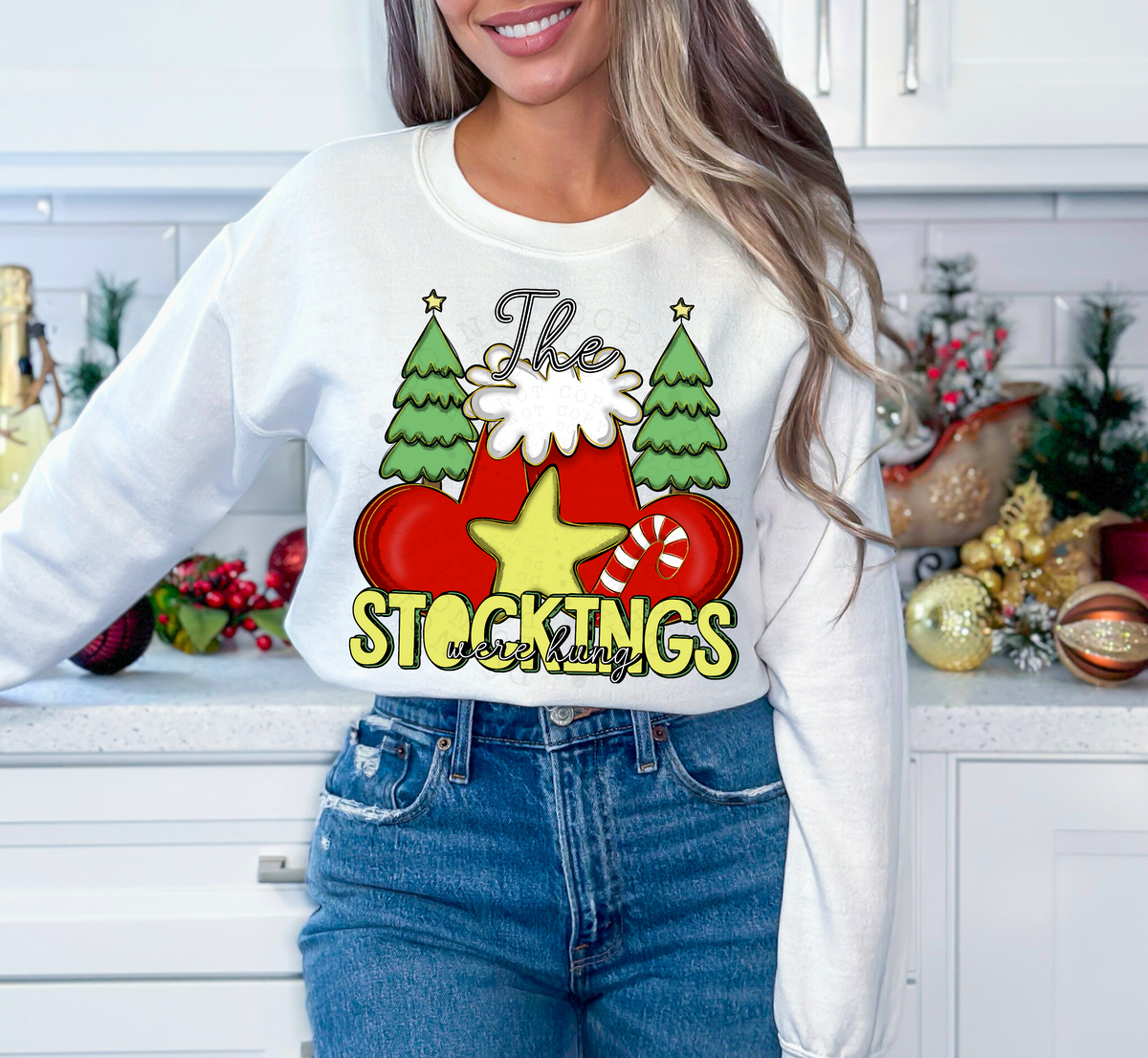 The stockings were hung (C’s) 67492 DTF transfer