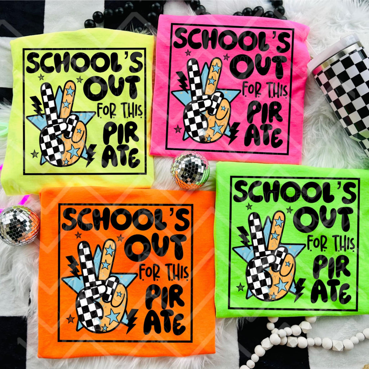 Schools out for this pirate (Virgo) 99198 DTF transfer