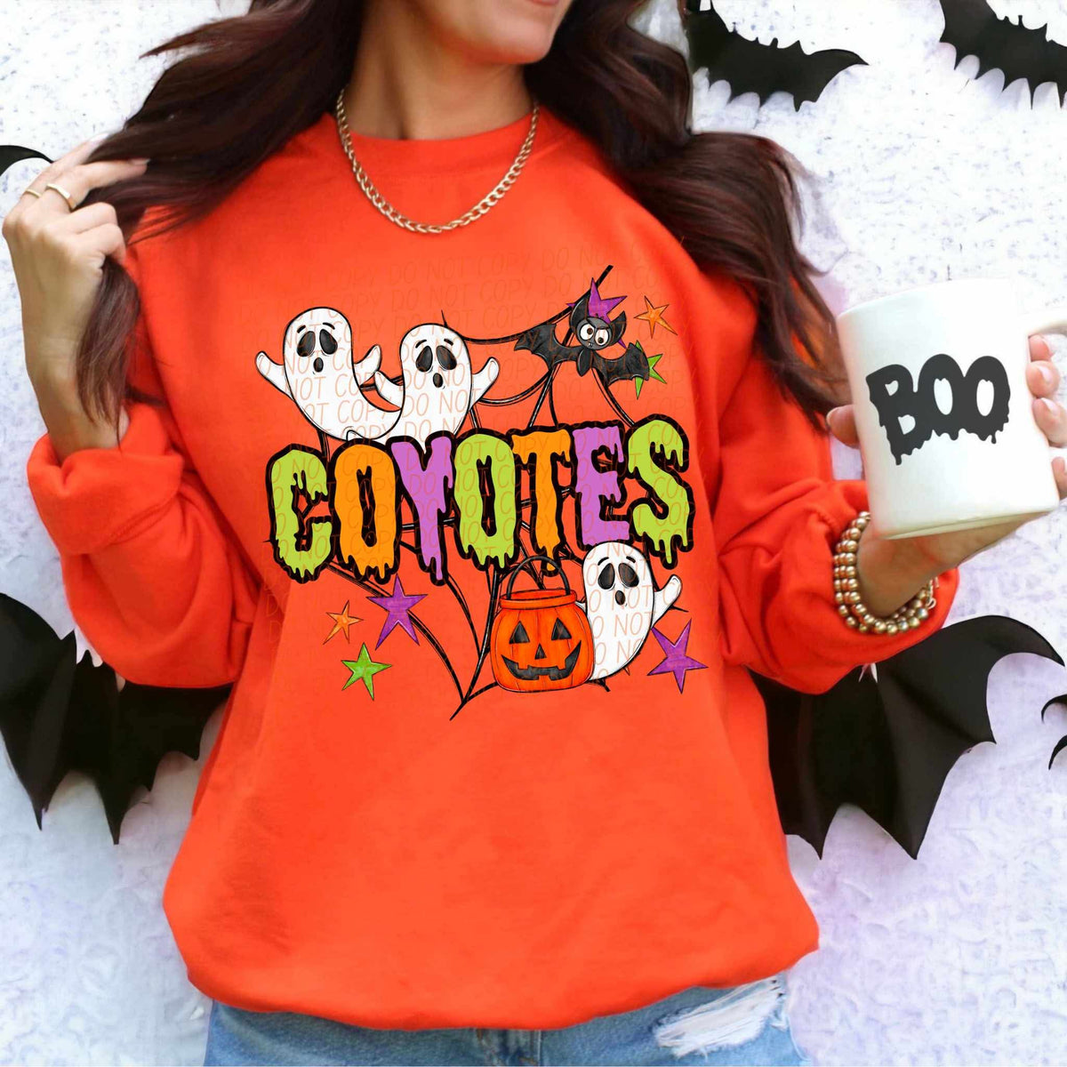 Coyotes Halloween (City) DTF transfer