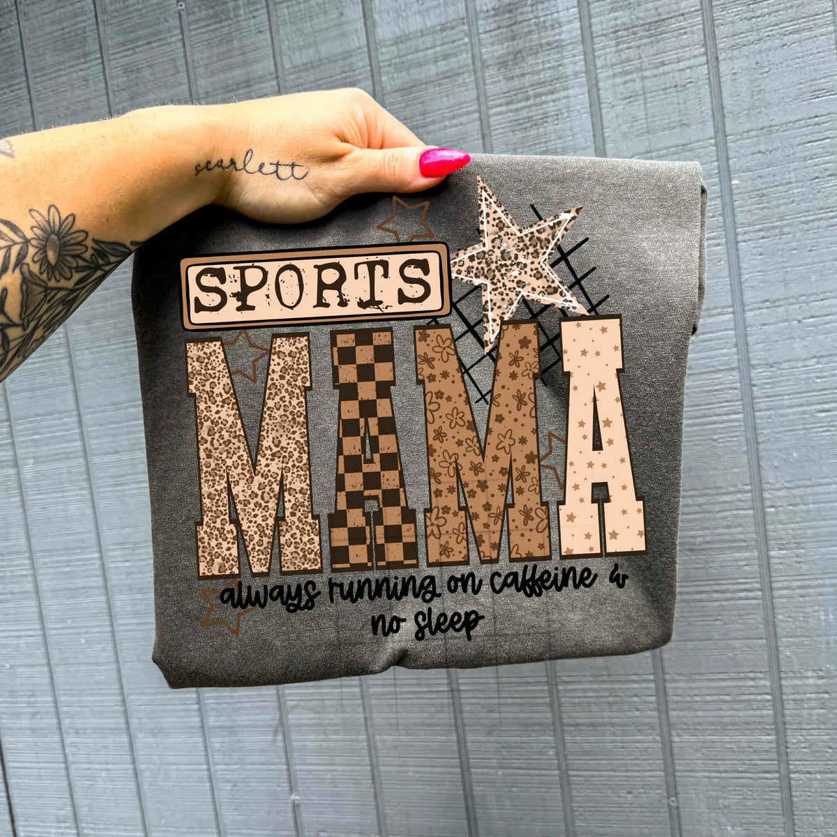 Sports Mama brown (CSC) DTF transfer