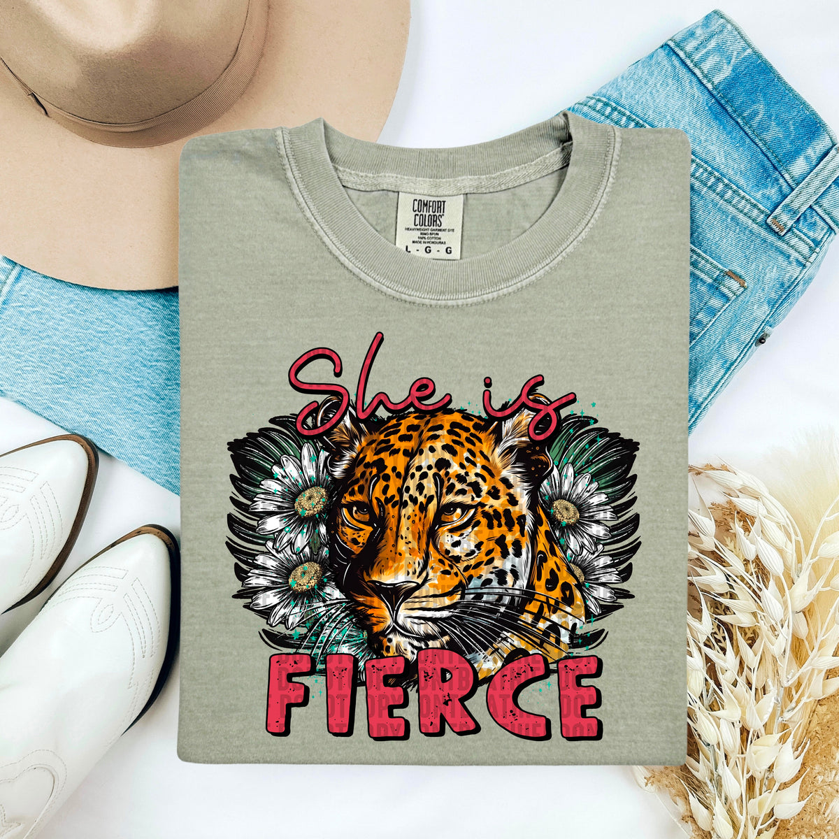 She is fierce 103729 DTF transfer