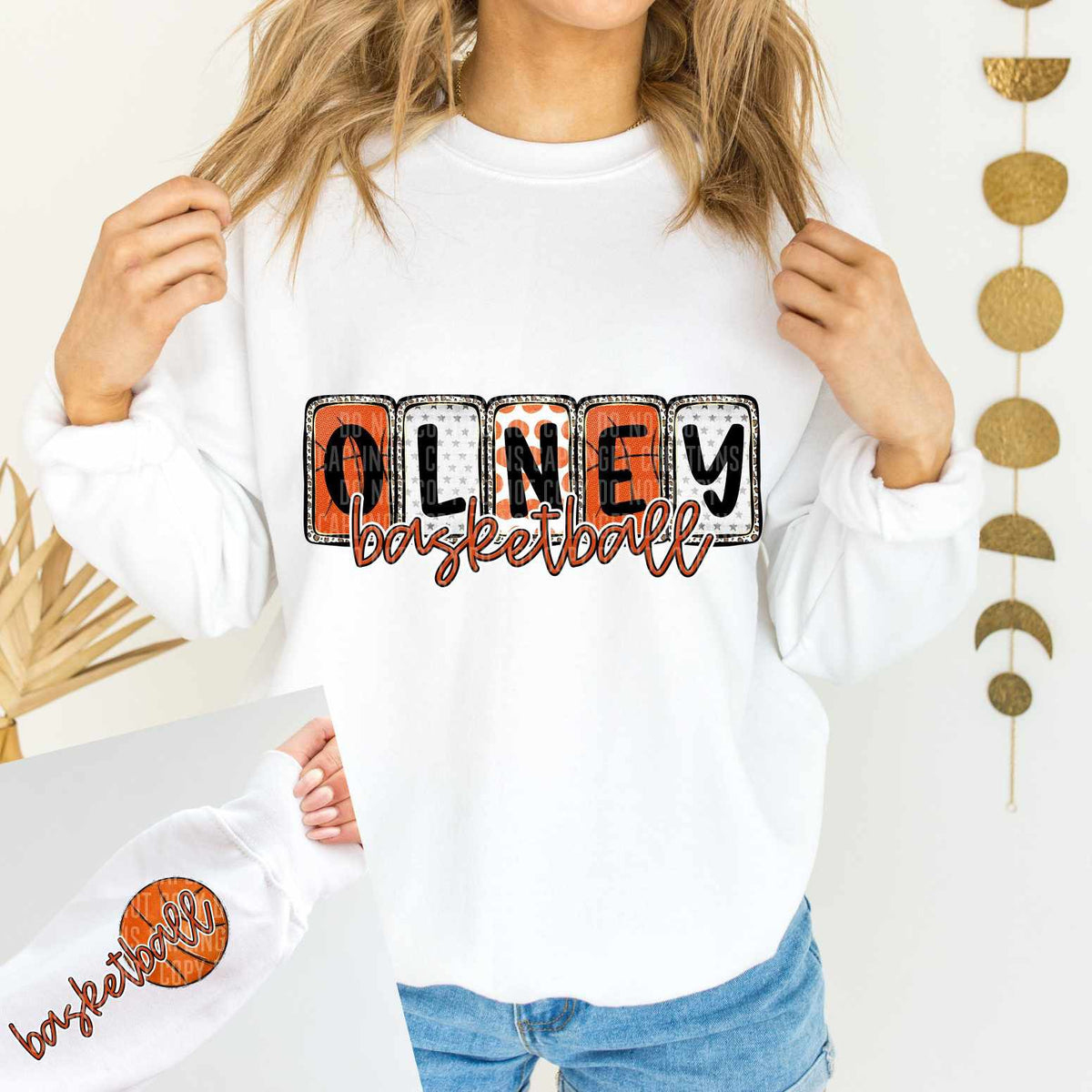 Olney Basketball FRONT (Caplinger) 82922 DTF transfer