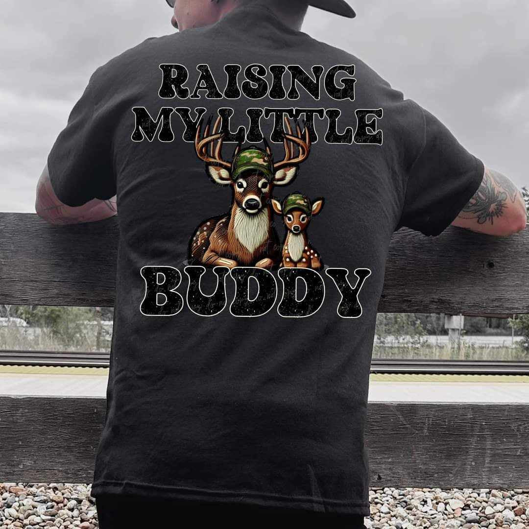 Raising my little hunting buddy deer BOY (VIRGO) 70577 DTF transfer