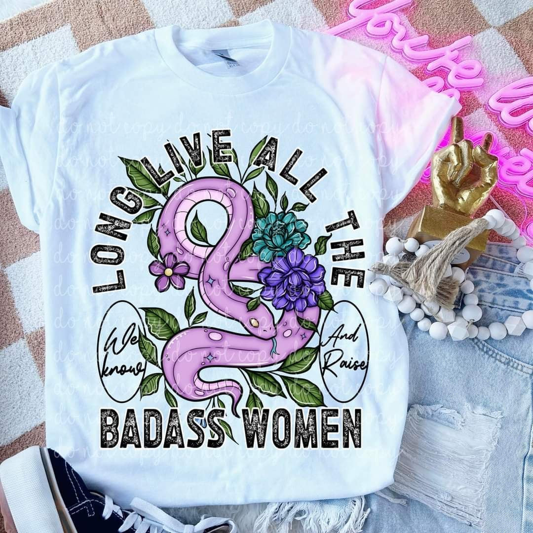 Long live all the badass women (MMD) 58946 DTF transfer