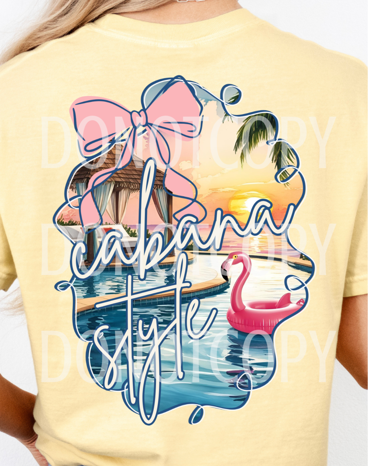 Cabana Style BACK (CSG) 105047 DTF transfer