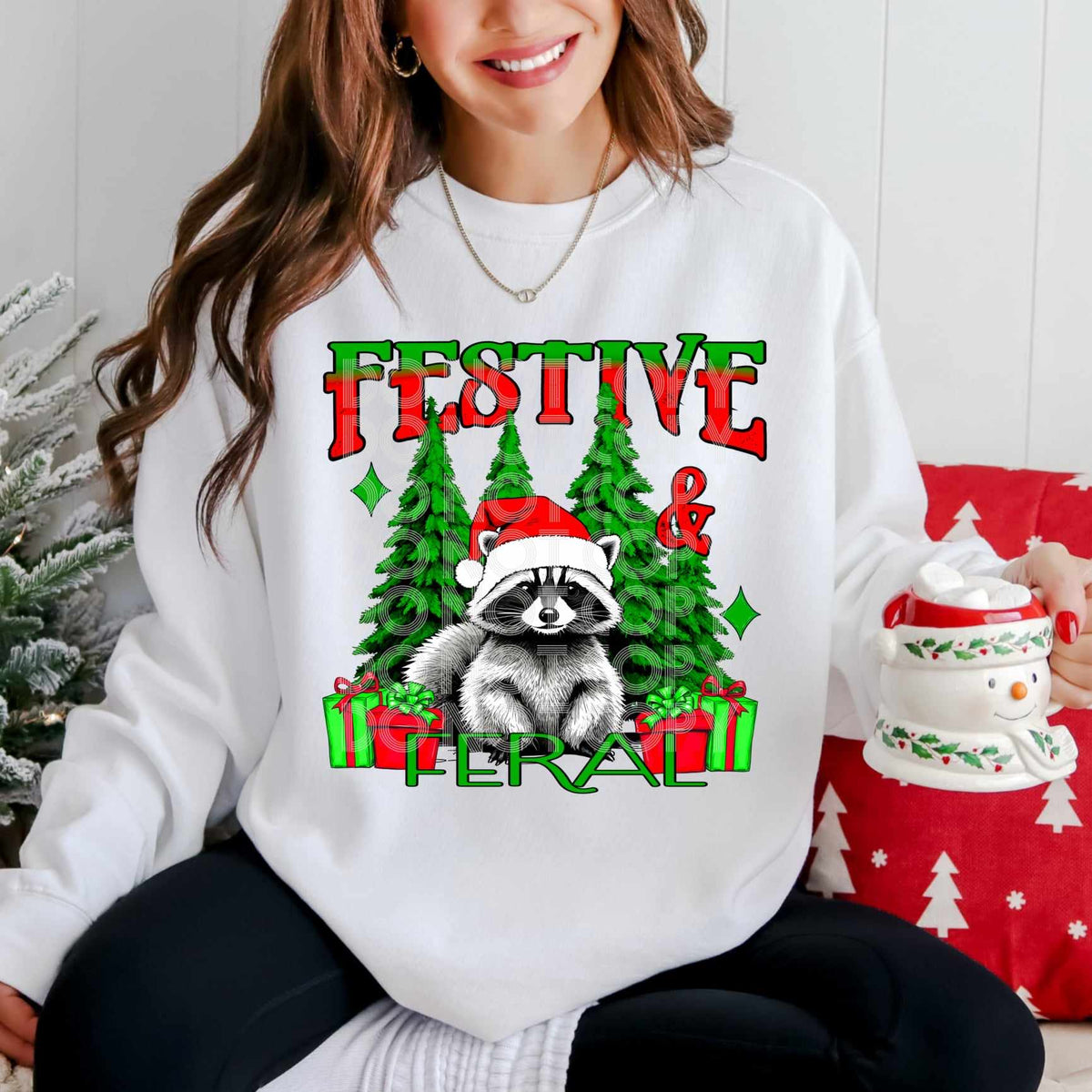 Festive & feral (DD) 60856 DTF transfer