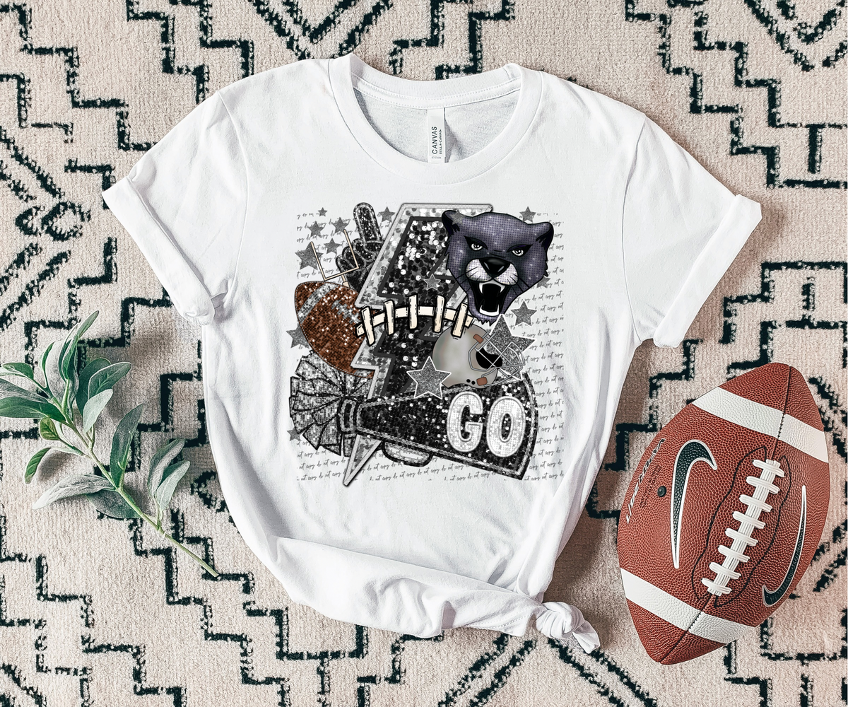 Go panthers football 30607 DTF transfers