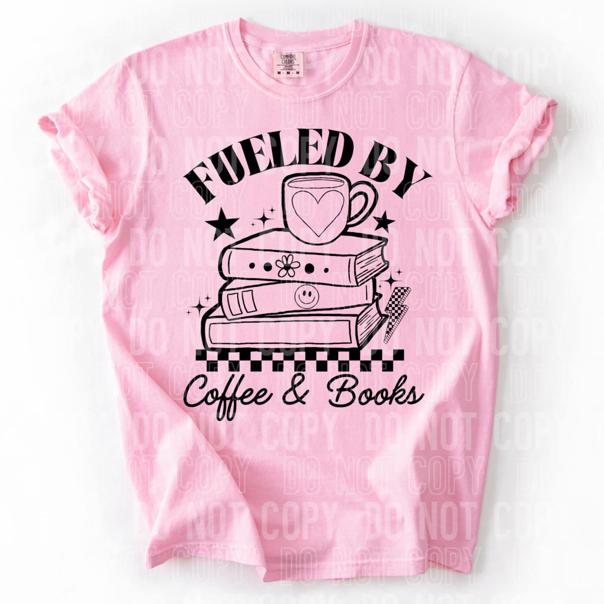 Fueled by coffee & books (SBB) 96458 DTF transfer