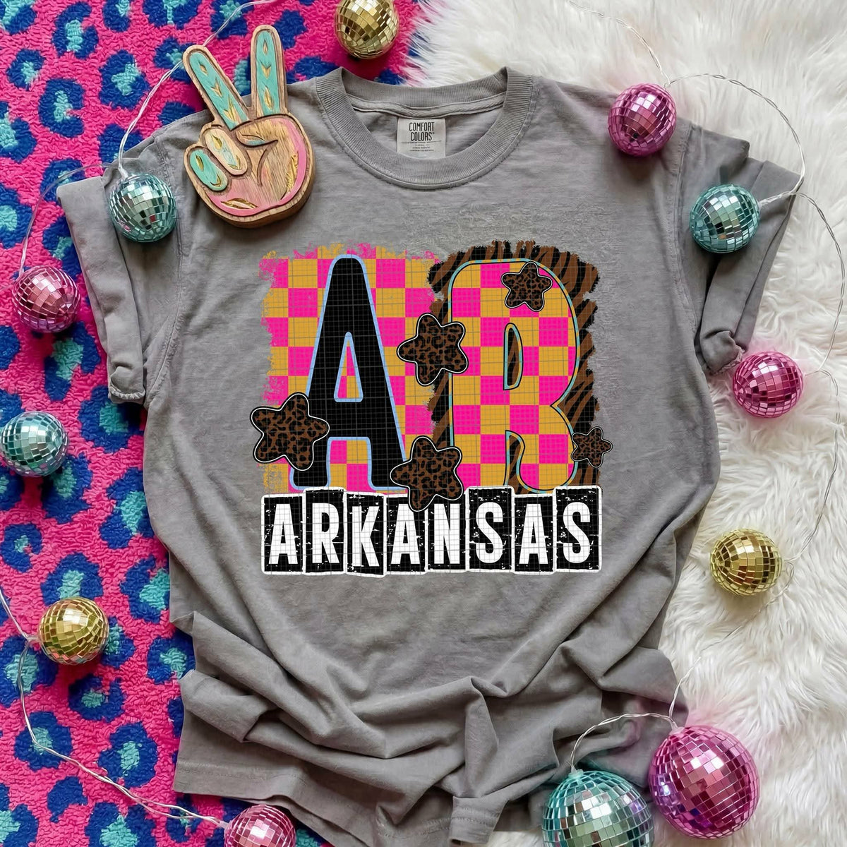 Arkansas Animal Print State (C’s) DTF Transfer