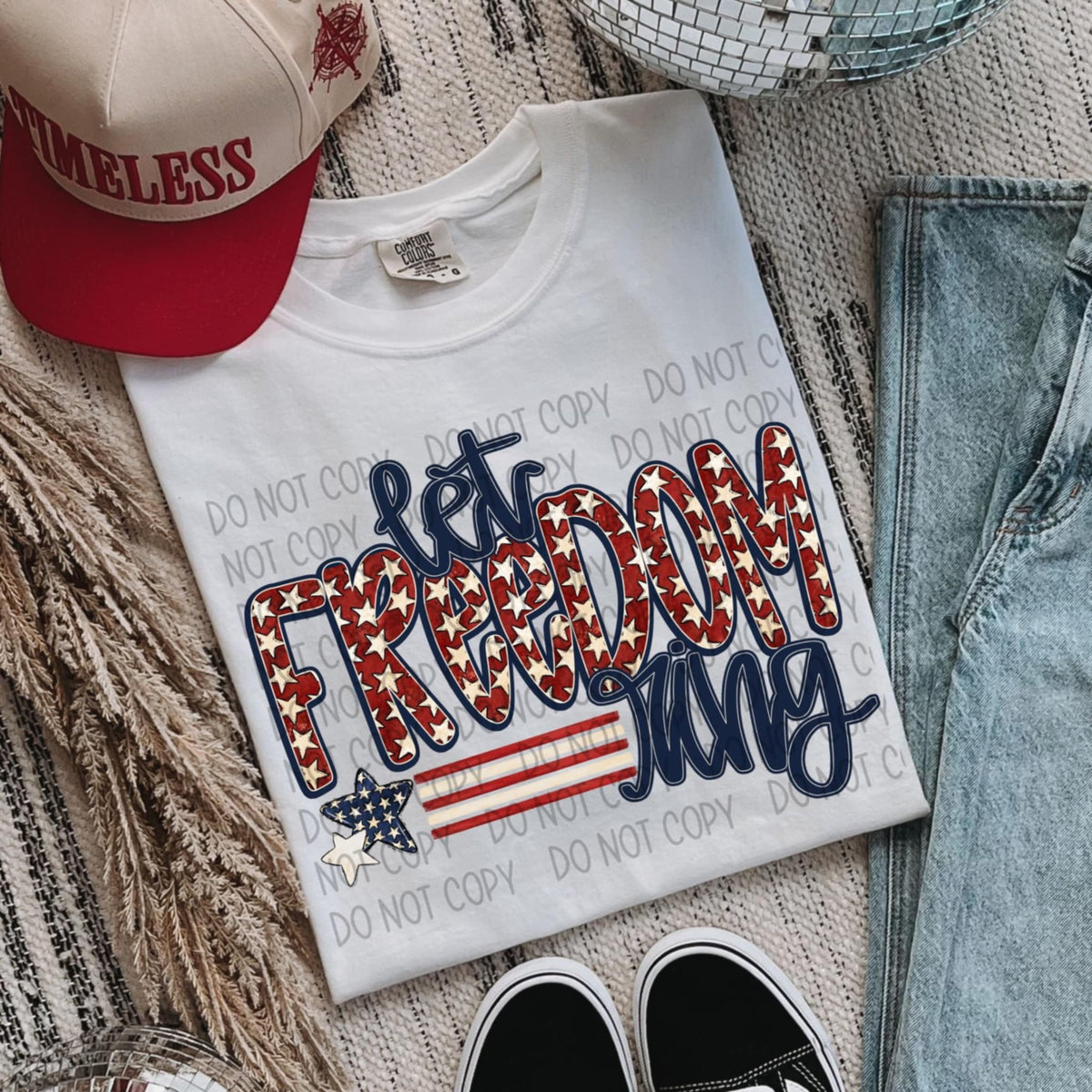 Let freedom ring (SWD) 96337 DTF transfer