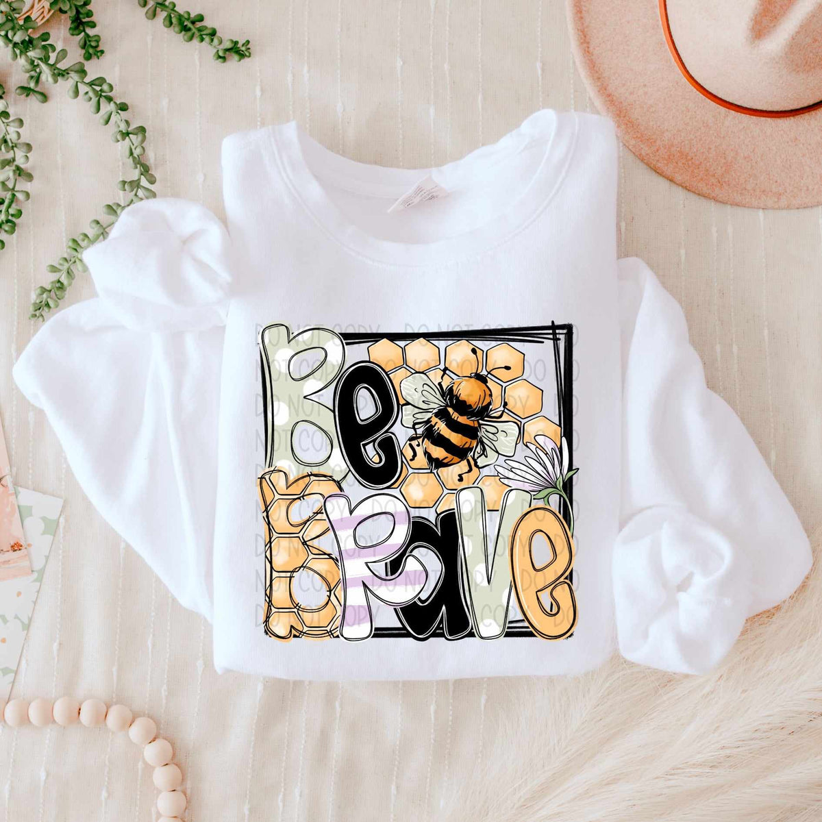 Be brave bee (SW) 64311 DTF transfer