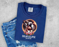 Solar eclipse goat DTF transfer 13962