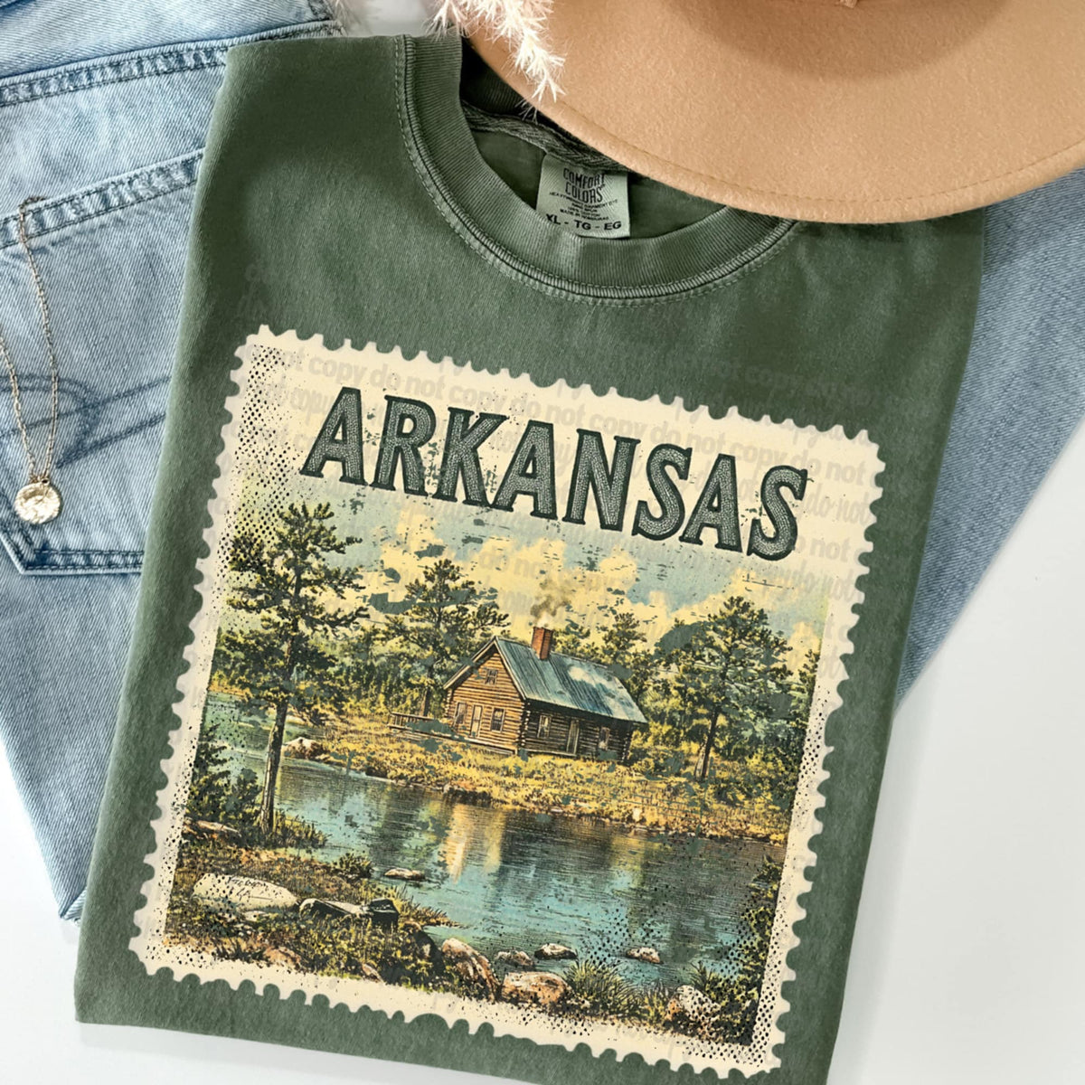 Arkansas State Stamp (TTD) 99068 DTF transfer