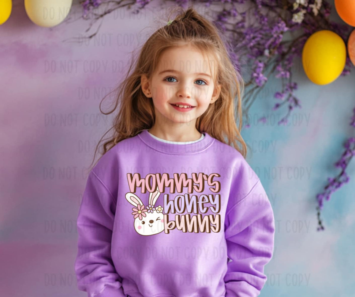 Mommy’s honey bunny girl (canvista) 91865 DTF transfer