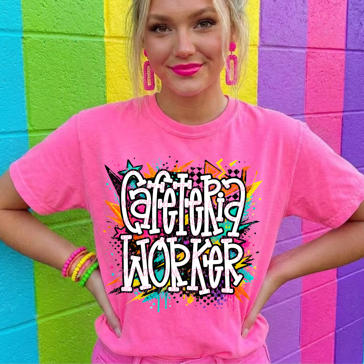 Cafeteria worker totally tubular (City) DTF Transfer