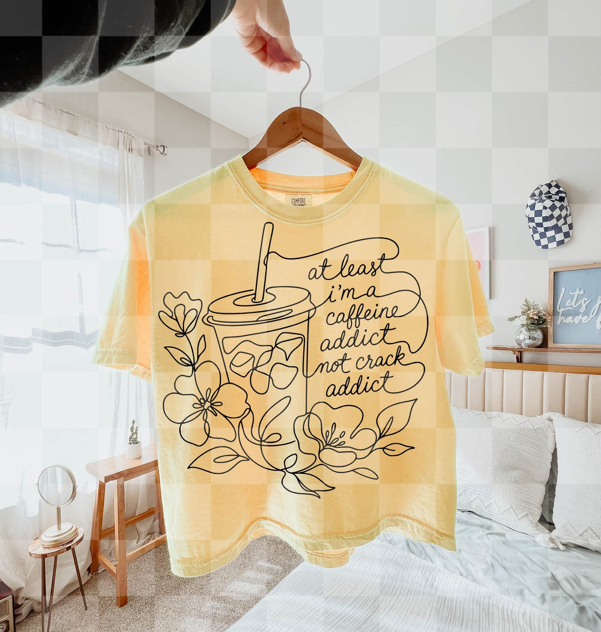 caffeine addict not crack addict (lyttle) DTF Transfer